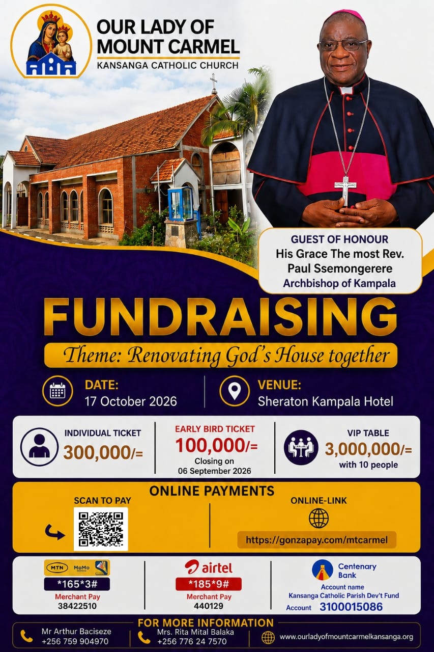 Our Lady of Mount Carmel Kansanga fundraising flyer